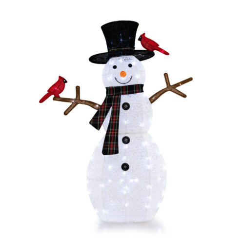 Outdoor Lighted Snowman